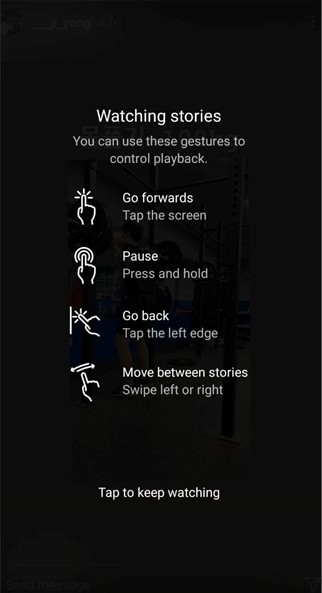 Story View Tap